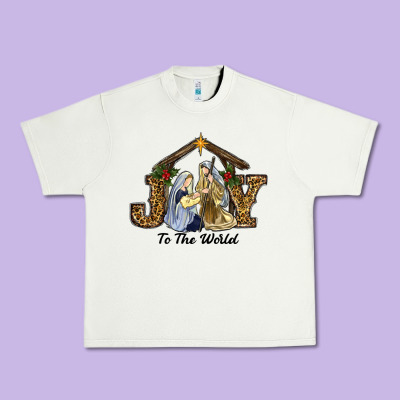 Joy To The World Baby Jesus Christmas Urban Heavy Tee Designed By Ranaportraitstore