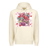Sandshell valentine's day cassette tapes Premium Hoodie - MaliasSmallBusiness