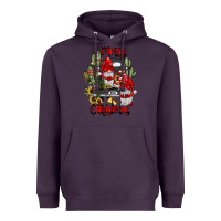 Plum farm truck,merry christmas gnome Heavyweight Hoodie - JahusDesignShop