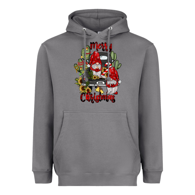 Farm Truck,merry Christmas Gnome Heavyweight Hoodie by JahusDesignShop | Teevron
