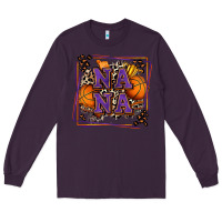Plum basketball nana with leopard Long Sleeve Tee - Zillion Design Studio