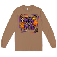 Toasted Coconut basketball nana with leopard Long Sleeve Tee - Zillion Design Studio
