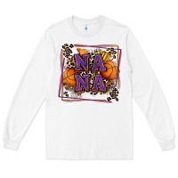 White basketball nana with leopard Long Sleeve Tee - Zillion Design Studio