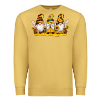 Antique Gold western bee gnomes beehive honey sunflowers Premium Sweatshirt - Artiststas