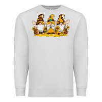 Dove Grey western bee gnomes beehive honey sunflowers Premium Sweatshirt - Artiststas