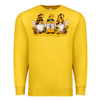 Lemon western bee gnomes beehive honey sunflowers Premium Sweatshirt - Artiststas