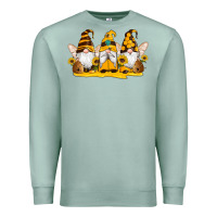 Seafoam western bee gnomes beehive honey sunflowers Premium Sweatshirt - Artiststas