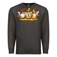 Western Bee Gnomes Beehive Honey Sunflowers Premium Sweatshirt | Teevron