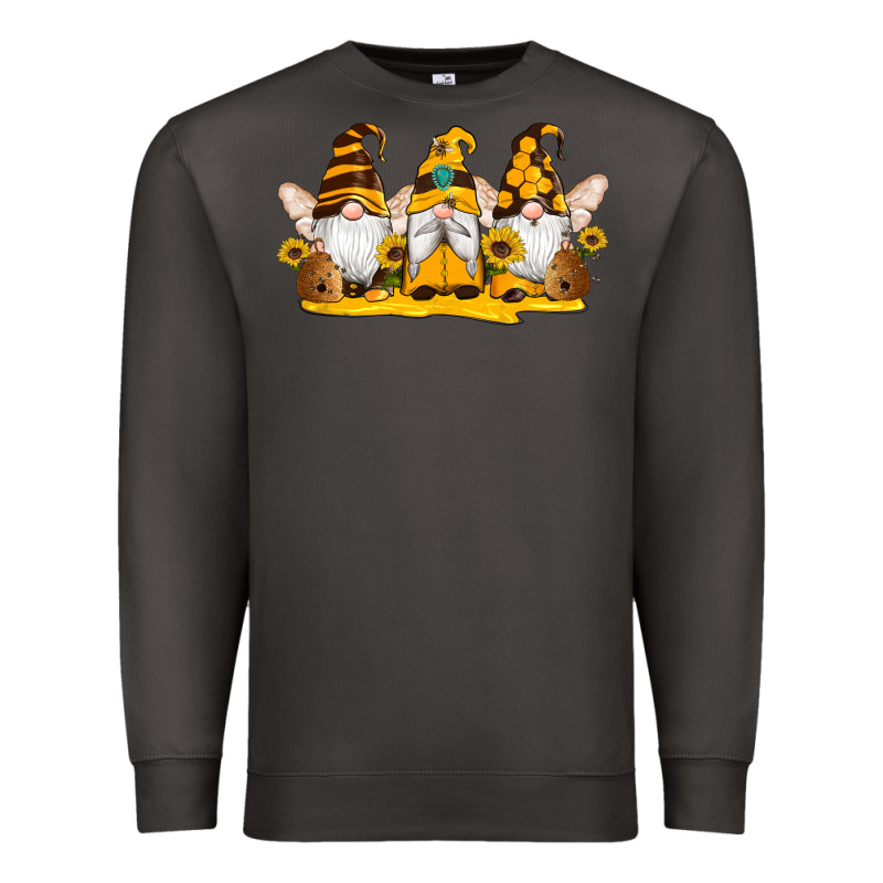 Western Bee Gnomes Beehive Honey Sunflowers Premium Sweatshirt by Artiststas | Teevron