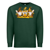 Sports Green western bee gnomes beehive honey sunflowers Premium Sweatshirt - Artiststas