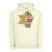 Pigment Pistachio christmas snowflake Urban Hoodie - MaliasSmallBusiness