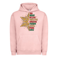 Pigment Salmon christmas snowflake Urban Hoodie - MaliasSmallBusiness