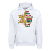 White christmas snowflake Urban Hoodie - MaliasSmallBusiness