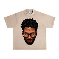 French Oak bearded black man portrait Urban Heavy Tee - texasbilliewilder