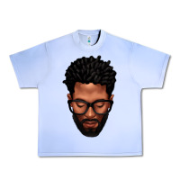Grape Ice bearded black man portrait Urban Heavy Tee - texasbilliewilder
