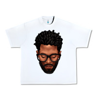 White bearded black man portrait Urban Heavy Tee - texasbilliewilder