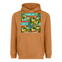 Meerkat camouflage serape gemstone seamless pattern Heavyweight Hoodie - BundleAndBundleShop