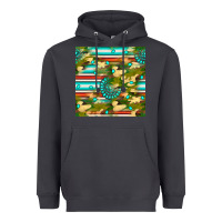 Smoke camouflage serape gemstone seamless pattern Heavyweight Hoodie - BundleAndBundleShop