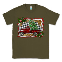 Army Green christmas truck with tree Classic Tee - RanaPortraitStore