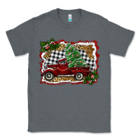 Charcoal Heather christmas truck with tree Classic Tee - RanaPortraitStore