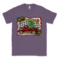 Lavender christmas truck with tree Classic Tee - RanaPortraitStore