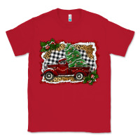 Red christmas truck with tree Classic Tee - RanaPortraitStore