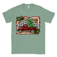 Sage christmas truck with tree Classic Tee - RanaPortraitStore