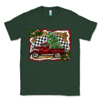Sports Green christmas truck with tree Classic Tee - RanaPortraitStore
