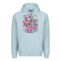 Blue Mist easter cassette tapes Premium Hoodie - MaliasSmallBusiness