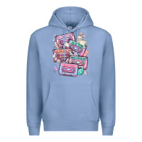 Colony Blue easter cassette tapes Premium Hoodie - MaliasSmallBusiness