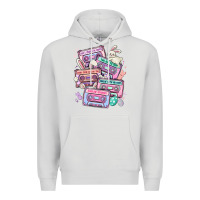 Dove Grey easter cassette tapes Premium Hoodie - MaliasSmallBusiness