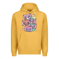 Mustard easter cassette tapes Premium Hoodie - MaliasSmallBusiness