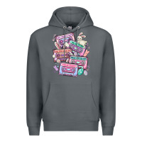 Rock easter cassette tapes Premium Hoodie - MaliasSmallBusiness