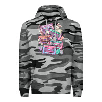 Slate Camo easter cassette tapes Premium Hoodie - MaliasSmallBusiness