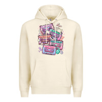 Tofu easter cassette tapes Premium Hoodie - MaliasSmallBusiness