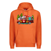 Carrot cna nurse truck with cactus and sunflowers Premium Hoodie - AdoDesignShop