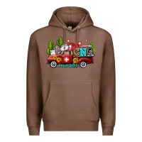 Chestnut cna nurse truck with cactus and sunflowers Premium Hoodie - AdoDesignShop