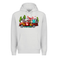 Dove Grey cna nurse truck with cactus and sunflowers Premium Hoodie - AdoDesignShop