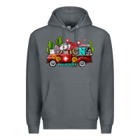 Rock cna nurse truck with cactus and sunflowers Premium Hoodie - AdoDesignShop