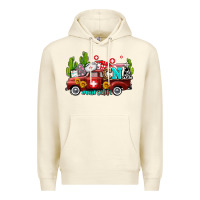 Sandshell cna nurse truck with cactus and sunflowers Premium Hoodie - AdoDesignShop