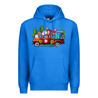 True Royal cna nurse truck with cactus and sunflowers Premium Hoodie - AdoDesignShop