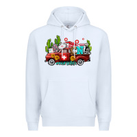 White cna nurse truck with cactus and sunflowers Premium Hoodie - AdoDesignShop