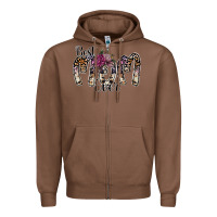 Chestnut best mom ever Zipper Hoodie - SublimationCraftShop