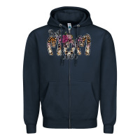 Navy best mom ever Zipper Hoodie - SublimationCraftShop