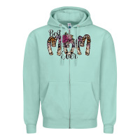 Seafoam best mom ever Zipper Hoodie - SublimationCraftShop