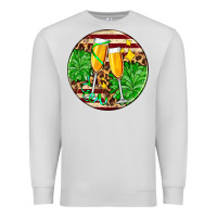 Dove Grey Christmas champagnes Premium Sweatshirt - AdoDesignShop