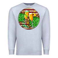 Heather Grey Christmas champagnes Premium Sweatshirt - AdoDesignShop