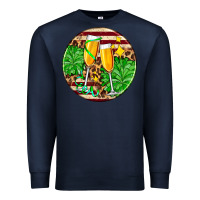Navy Christmas champagnes Premium Sweatshirt - AdoDesignShop