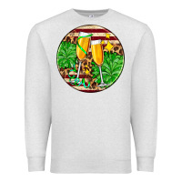 Oatmeal Heather Christmas champagnes Premium Sweatshirt - AdoDesignShop