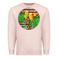 Pale Pink Christmas champagnes Premium Sweatshirt - AdoDesignShop